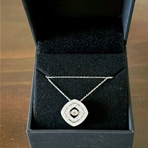 Natural Diamond Move Necklace in 10k Solid Gold